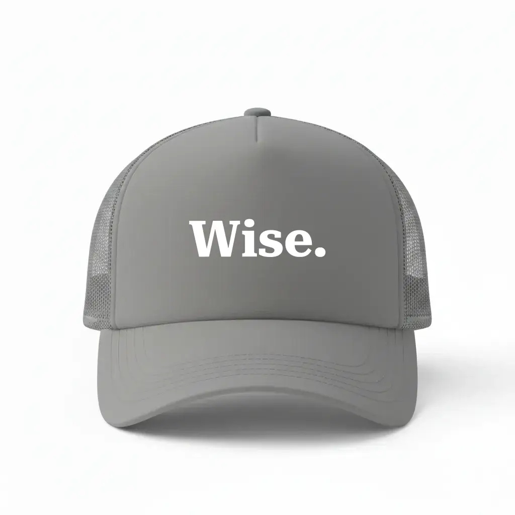 Wise Grey Trucker Cap