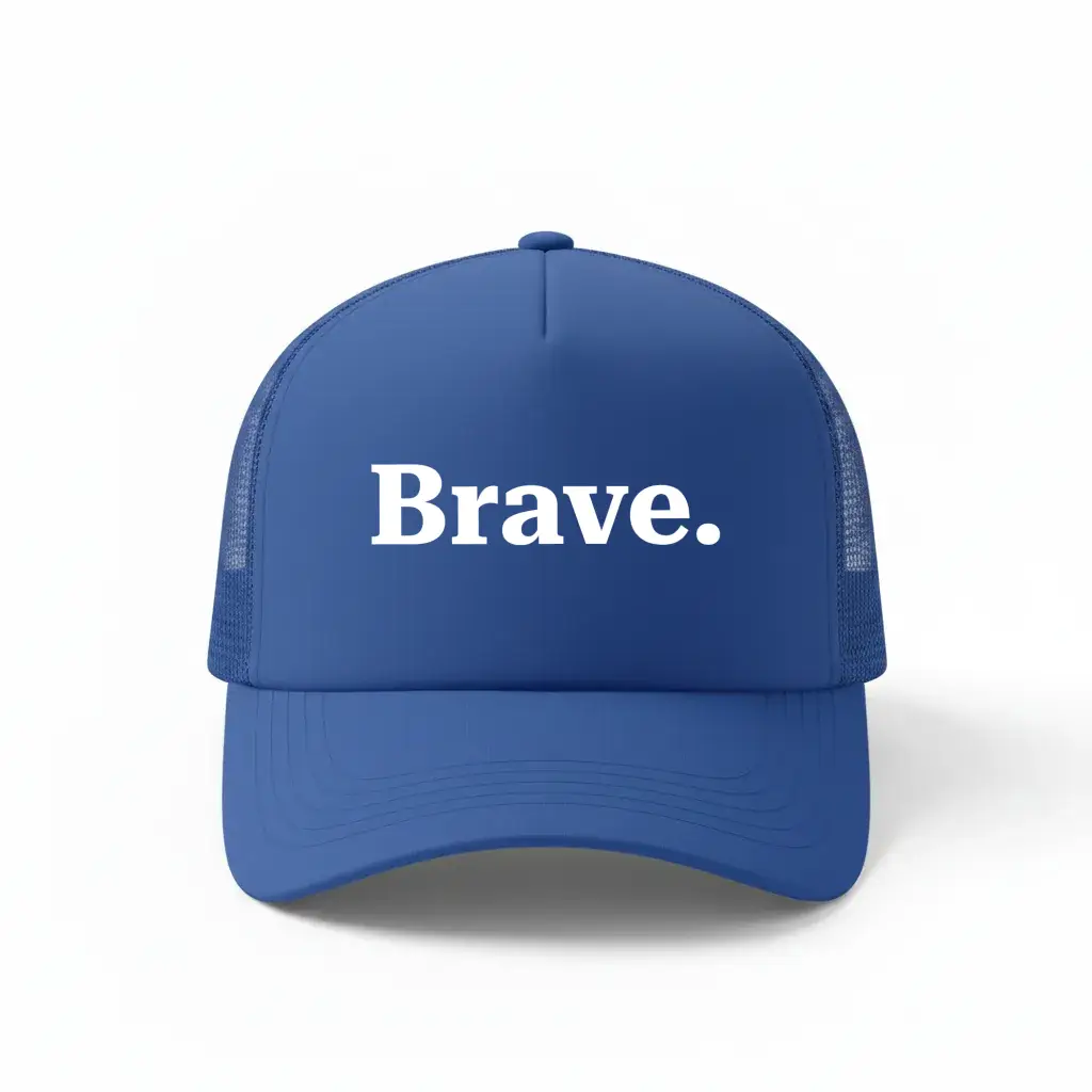 Brave Royal Blue Trucker Cap