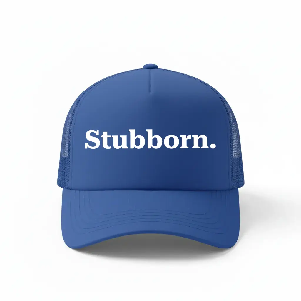Stubborn Royal Blue Trucker Cap