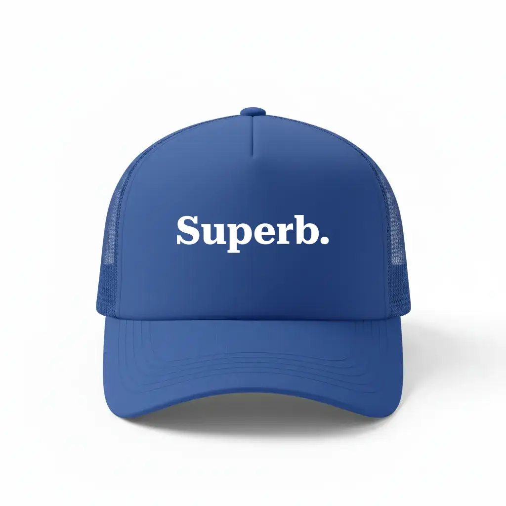 Superb Royal Blue Trucker Cap