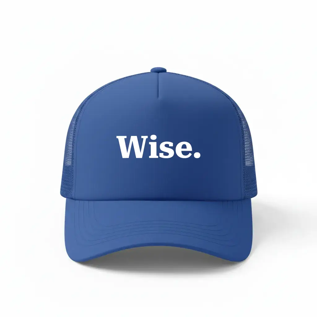 Wise Royal Blue Trucker Cap