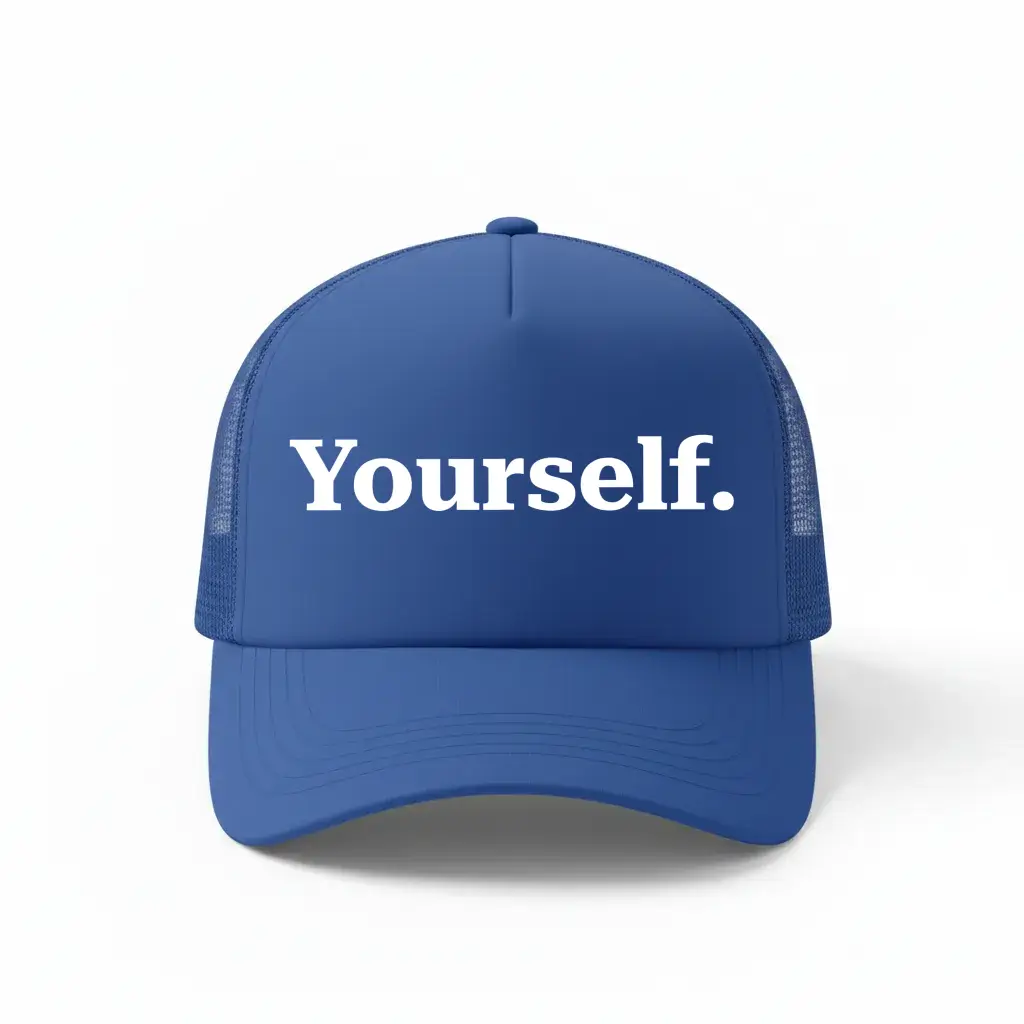 Yourself Royal Blue Trucker Cap