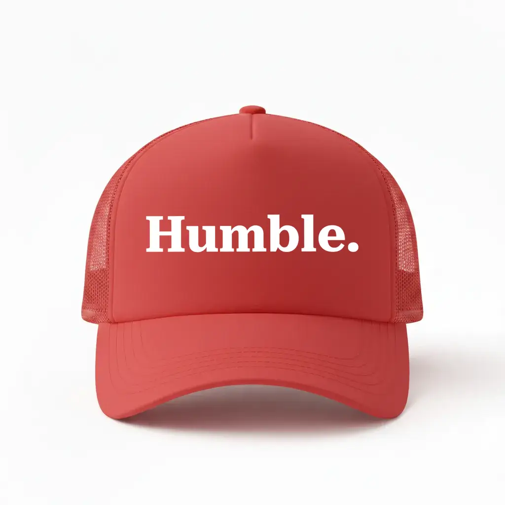 Humble Red Trucker Cap