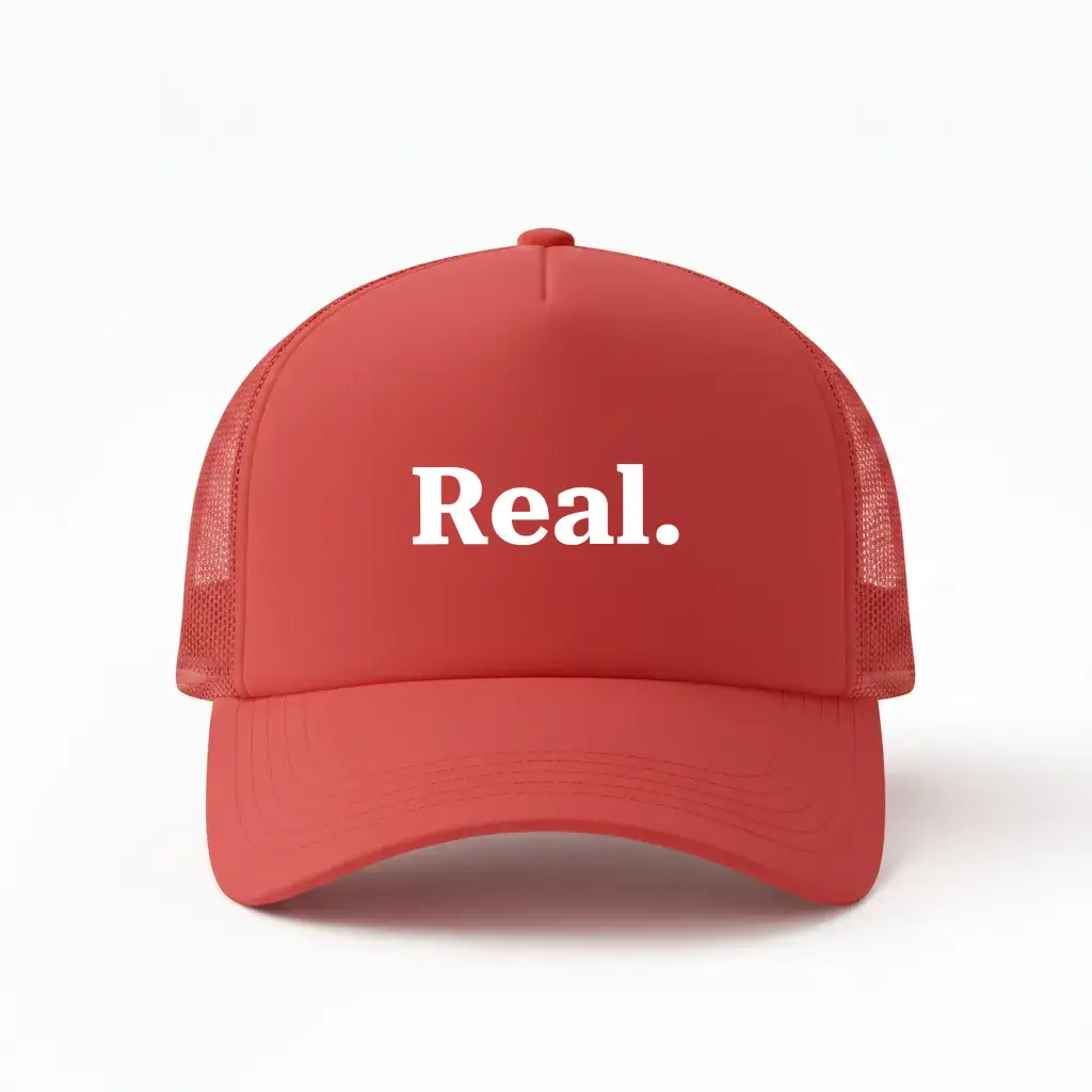 Real Red Trucker Cap