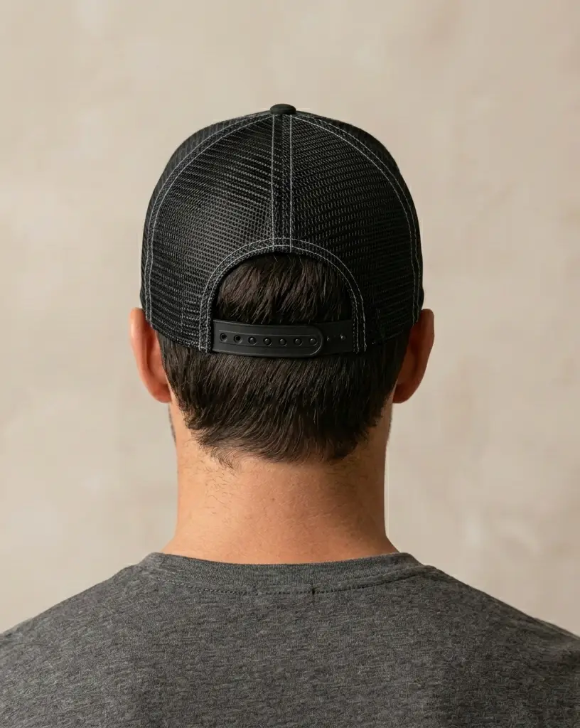 Wise Black Trucker Cap - Image 3