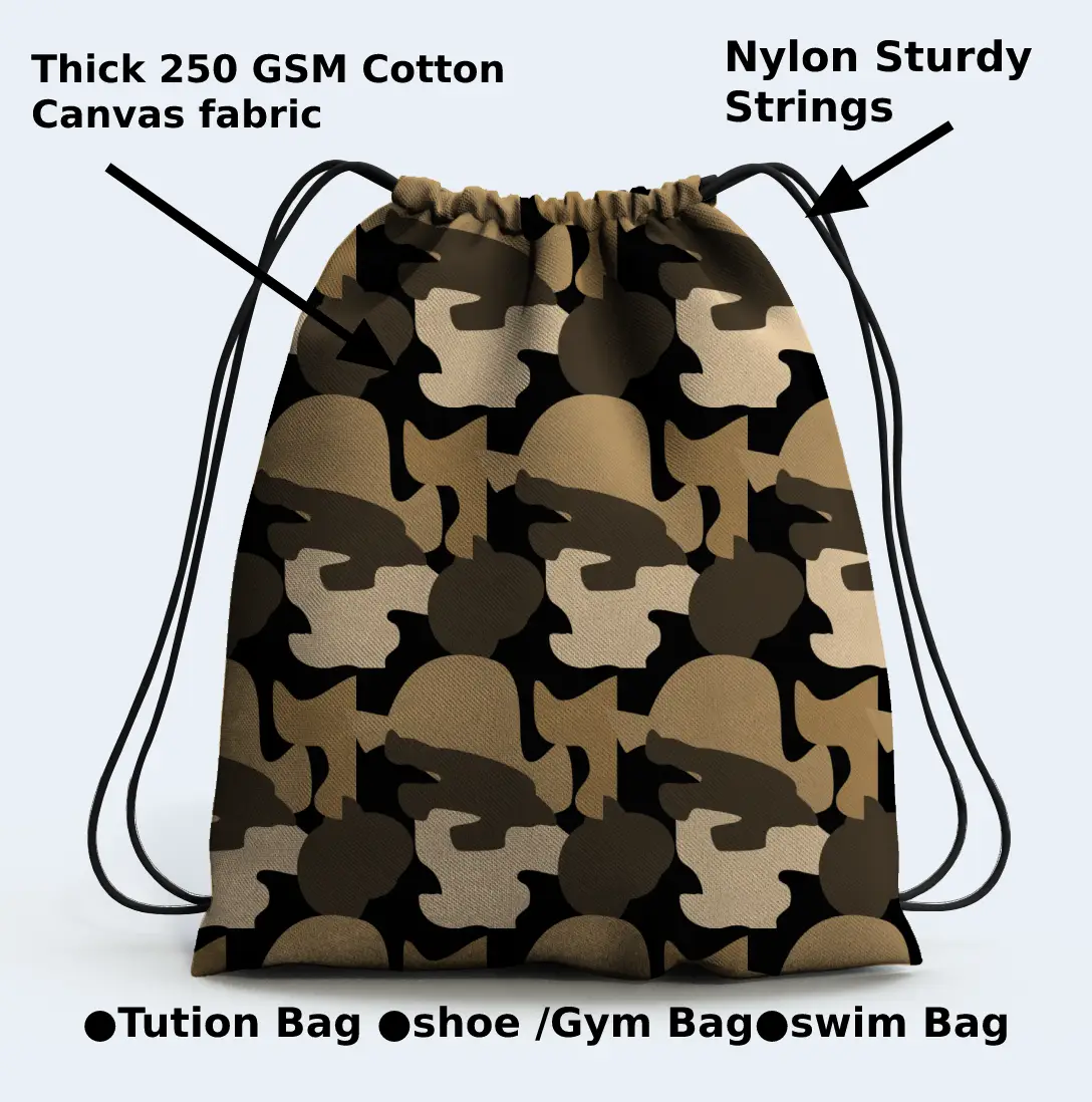 Bold Dessert Drawstring Bag - Image 3