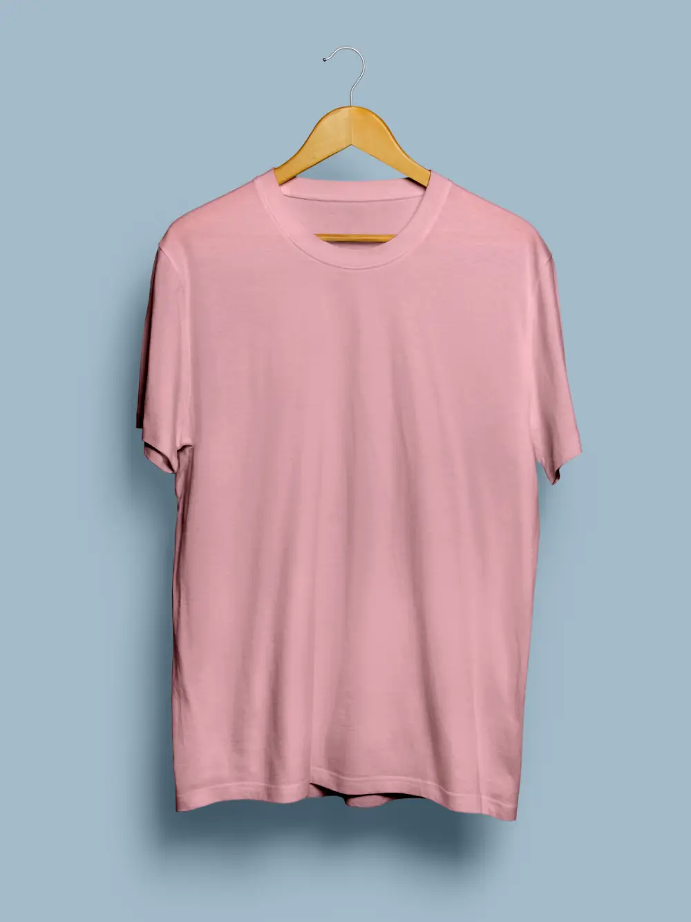 Spandex Cotton Stretch T-shirt Light Baby Pink