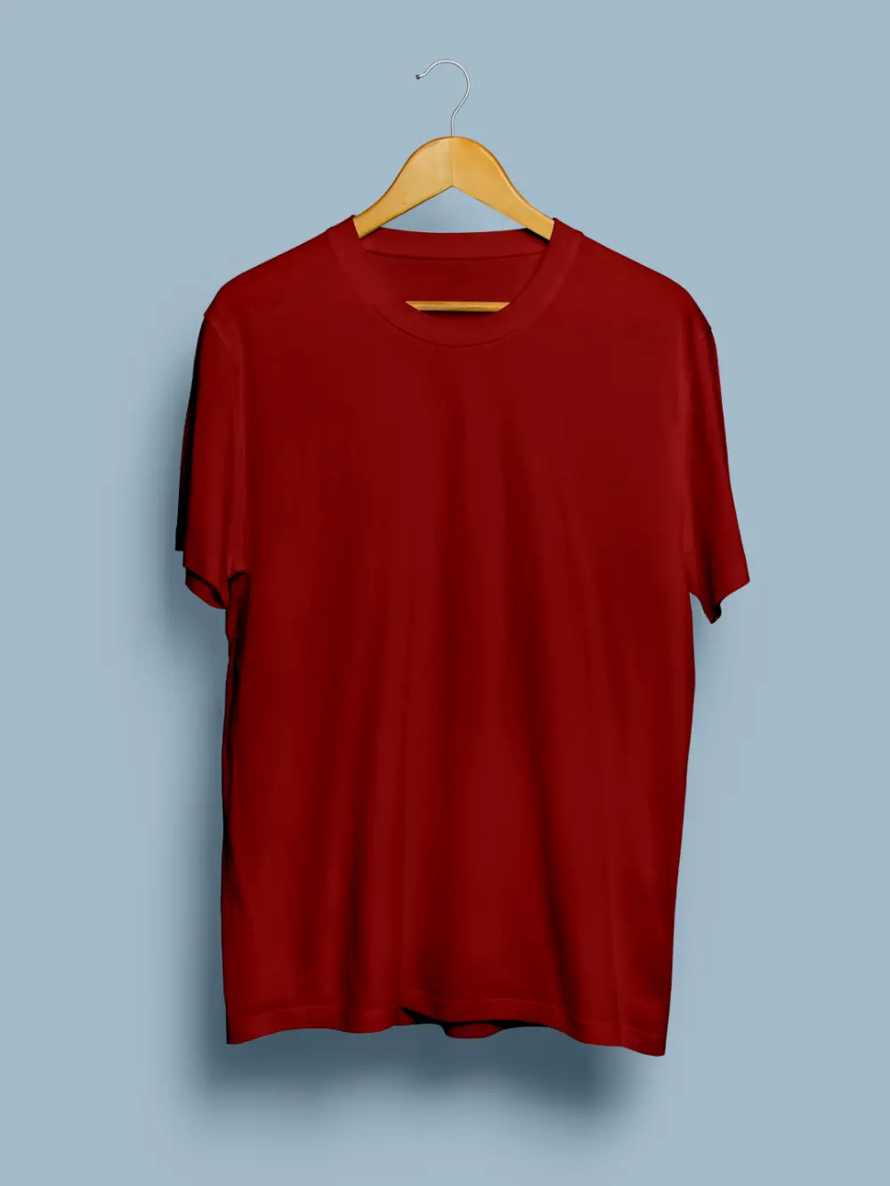 Spandex Cotton Stretch T-shirt Red