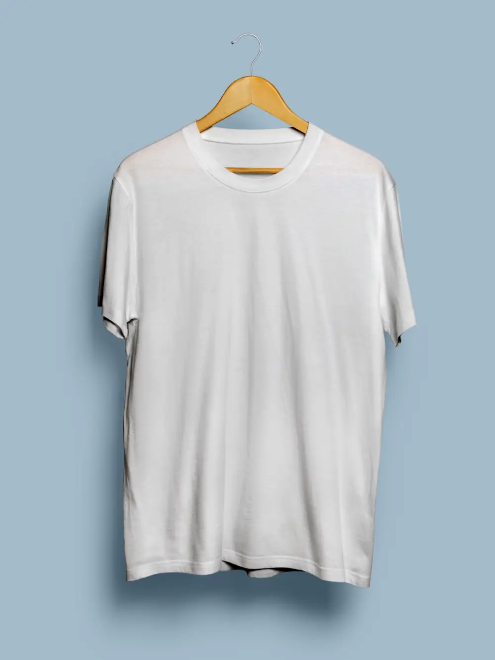 Spandex Cotton Stretch T-shirt White