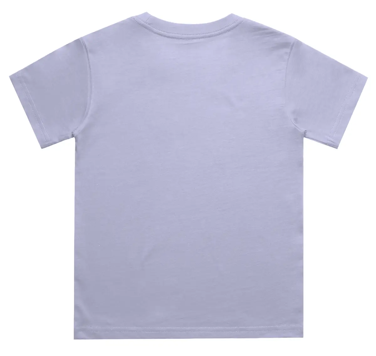 Kids Plain Lavender Cotton T-shirt - Image 3