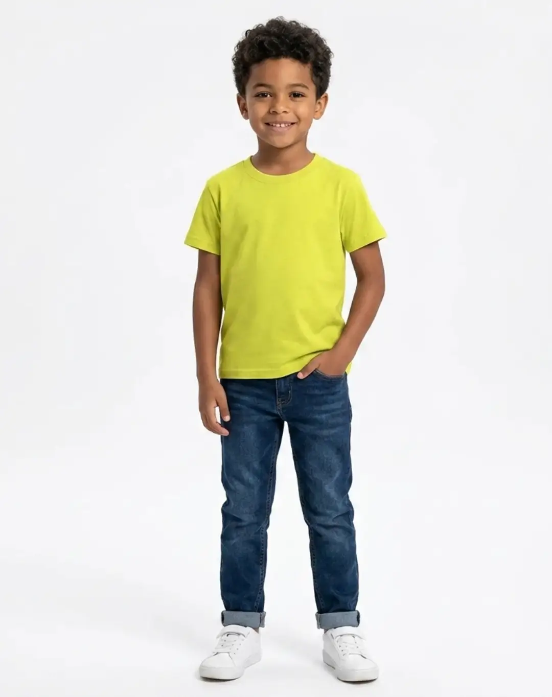 New Yellow Kids Cotton T-shirt