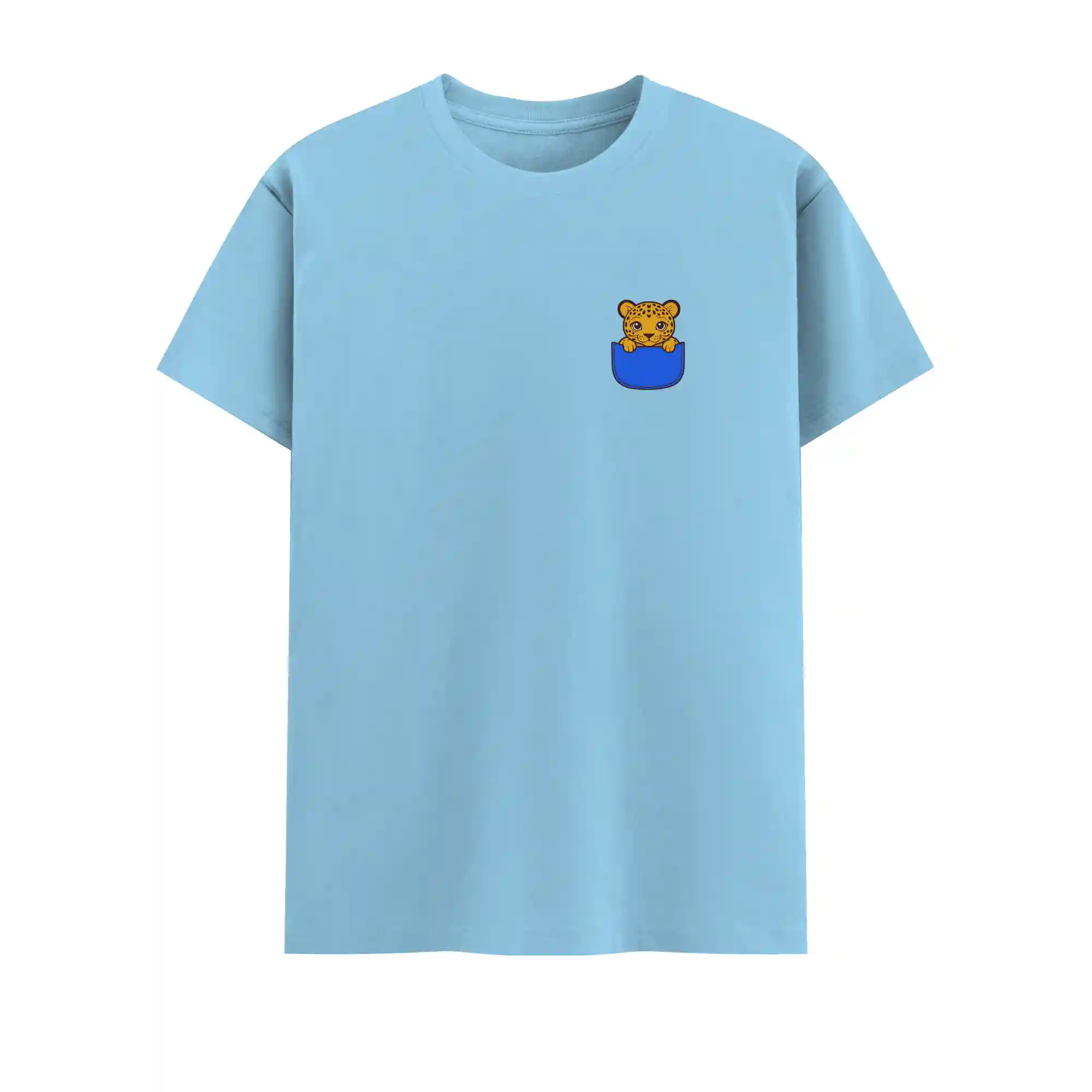 Tiger Cub Pocket Print Cotton T-shirt - Image 2