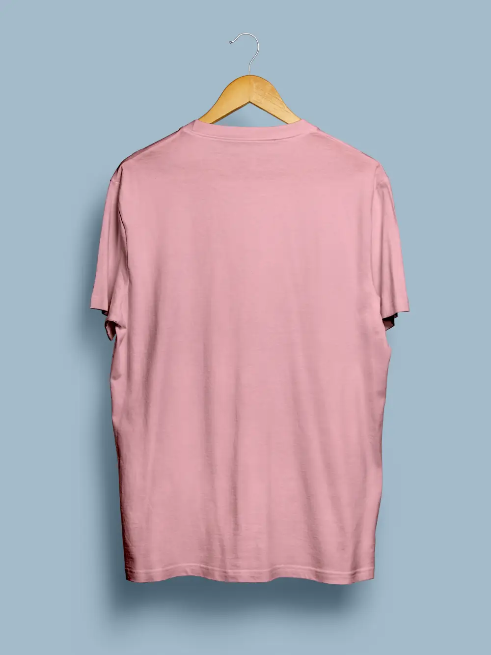 Spandex Cotton Stretch T-shirt Light Baby Pink - Image 2