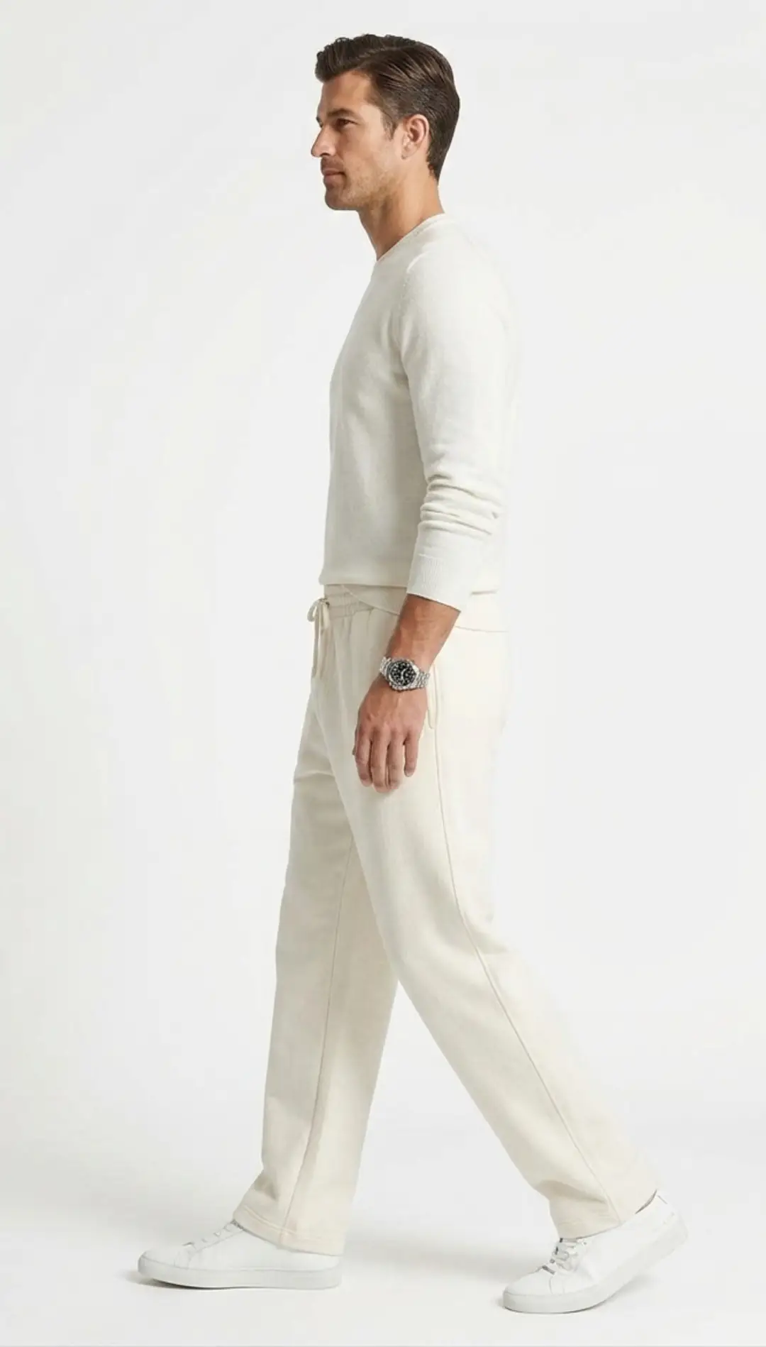 Off White Baggy Sweatpant - Image 3