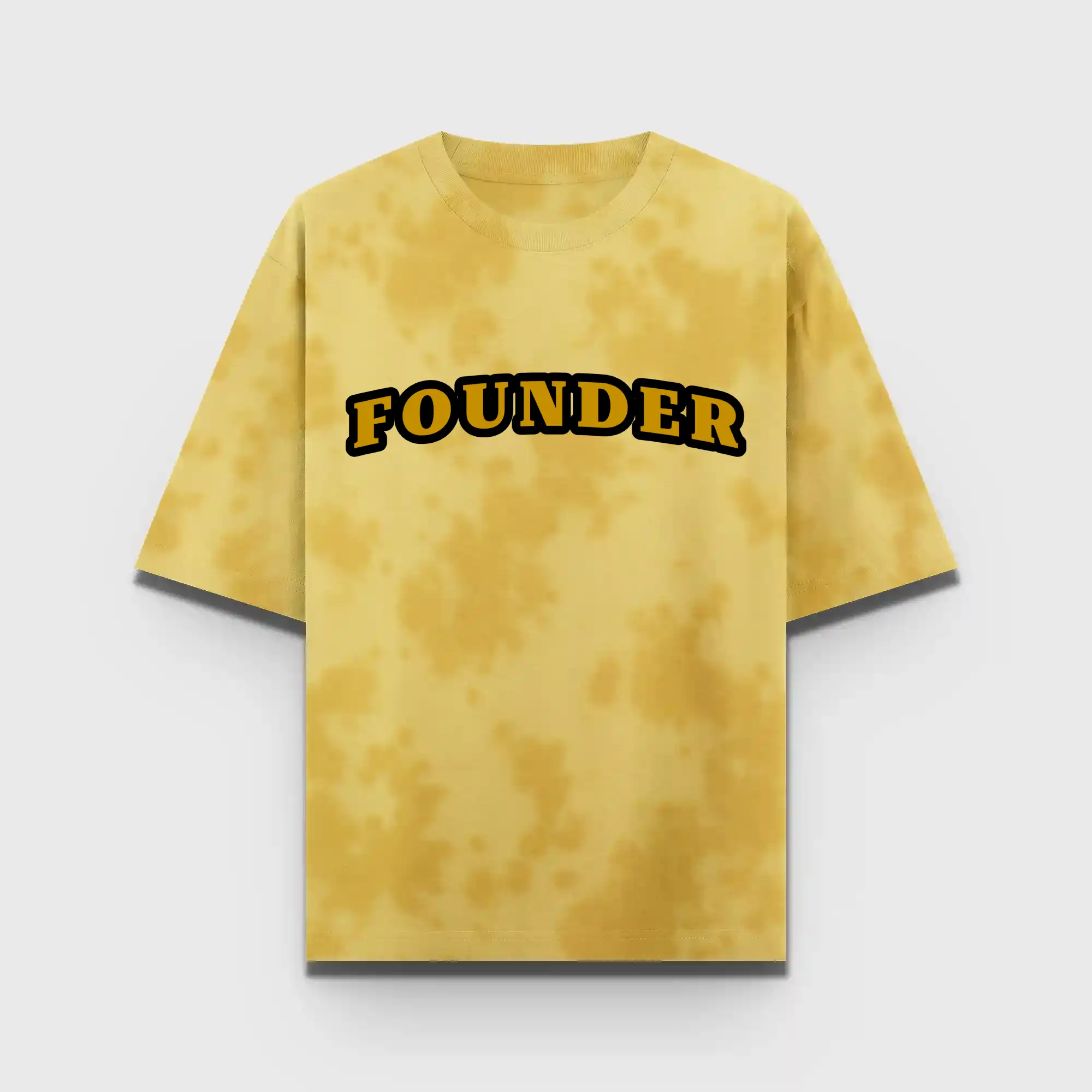 Founder Tie Dye Oversize Cotton T-shirt - Image 2
