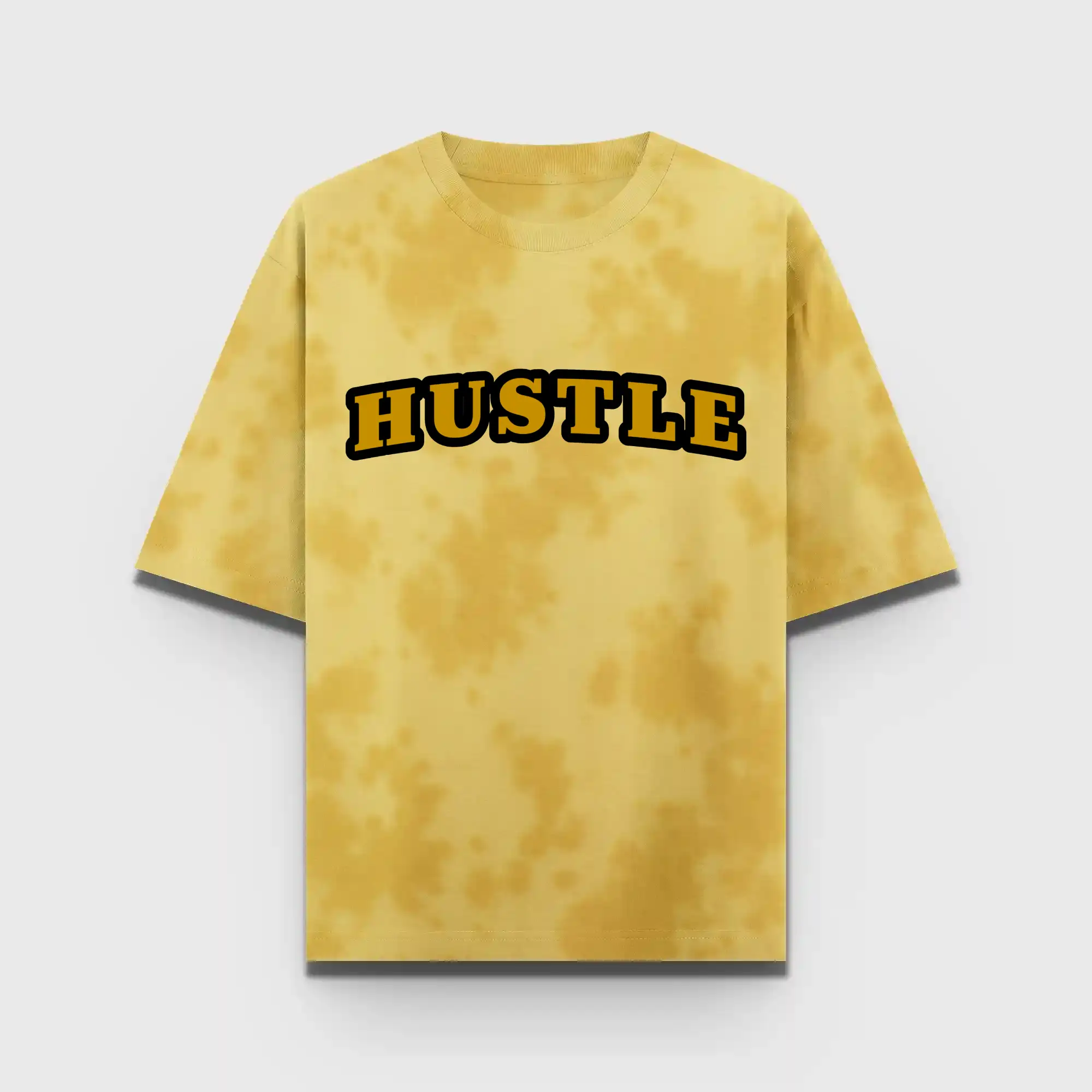 Hustle Tie Dye Oversize Cotton T-shirt - Image 2