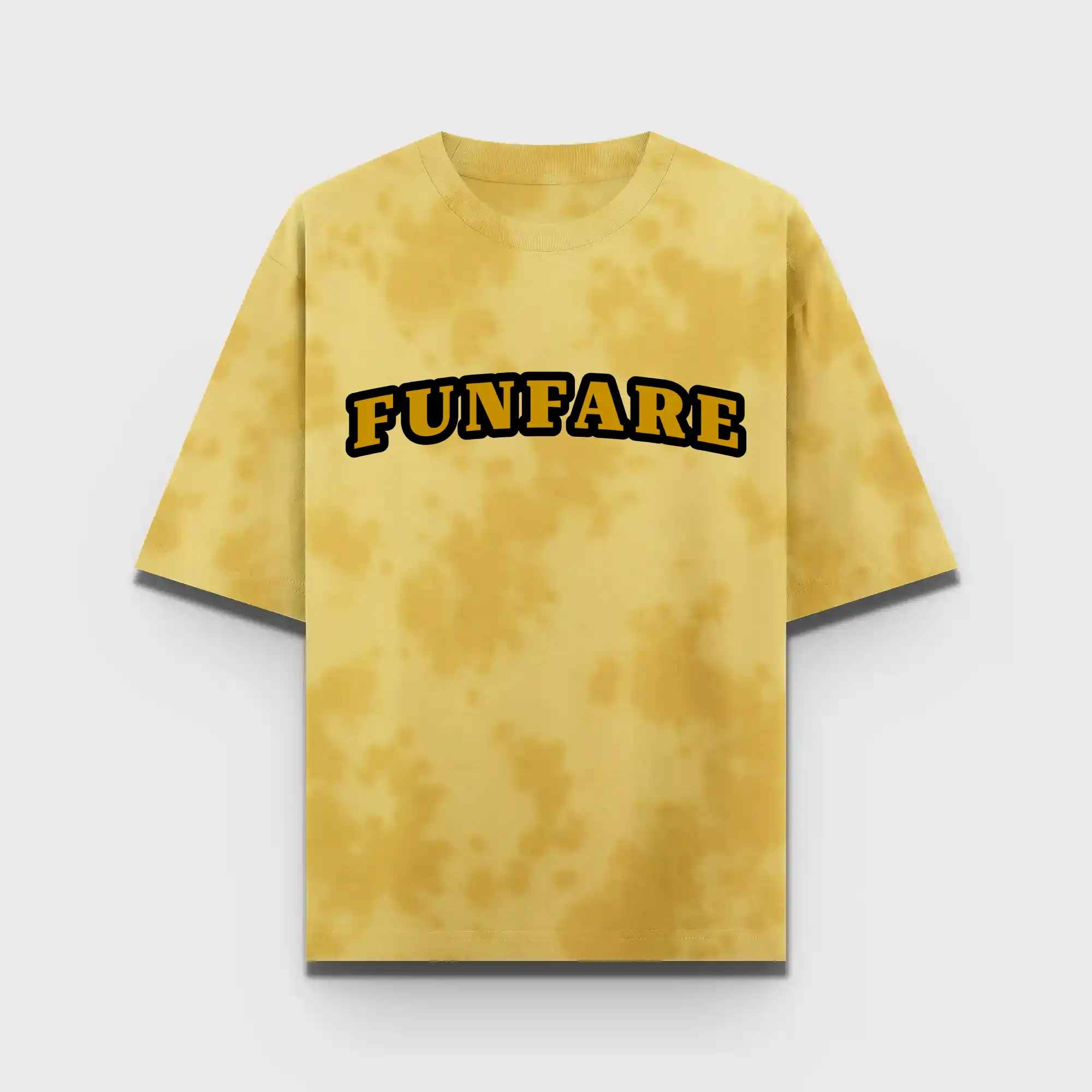 Funfare Tie Dye Oversize Cotton T-shirt - Image 2
