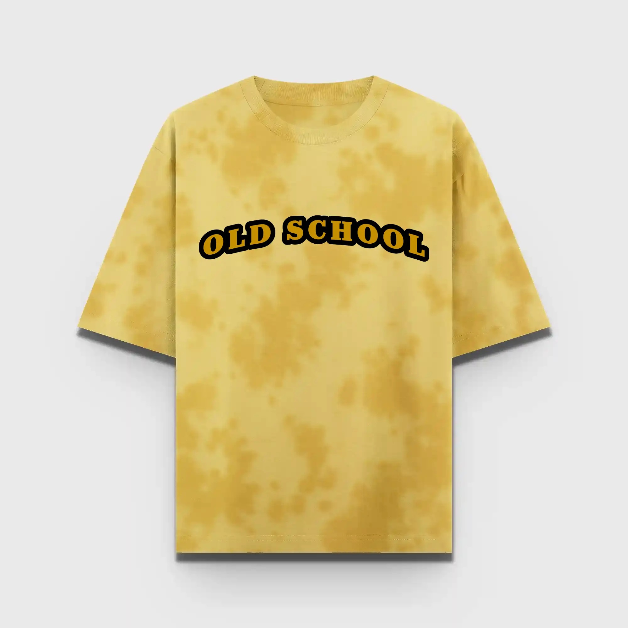 Oldschool Tie Dye Oversize Cotton T-shirt - Image 2