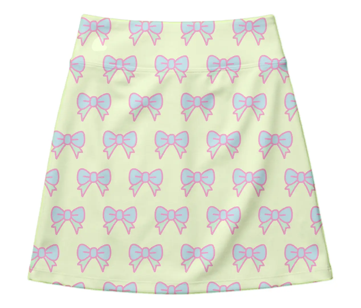 Bow Print Mini Skirt And Tube Top Set - Image 2