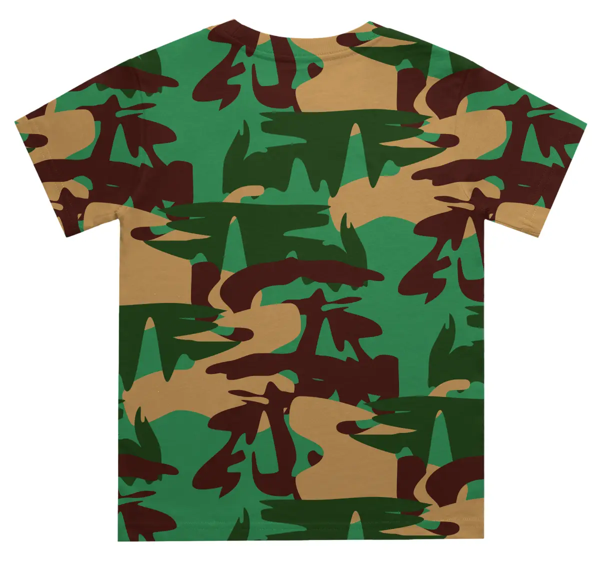 Kids Army Style Camo T-shirt - Image 3