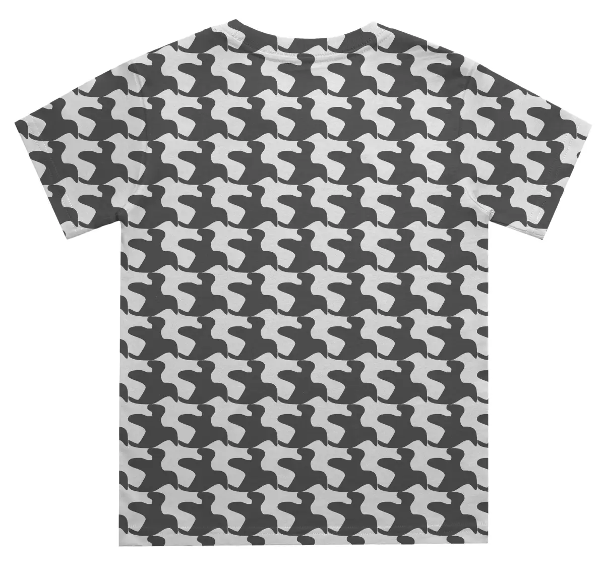 Kids Grey Camo T-shirt - Image 2