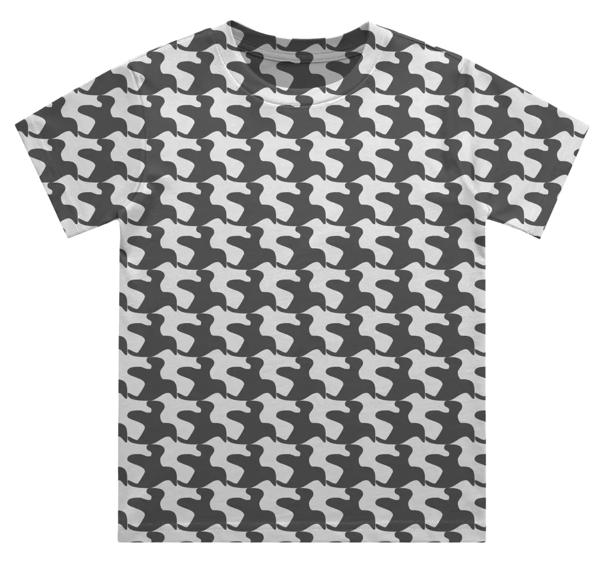 Kids Grey Camo T-shirt