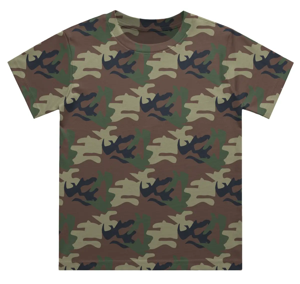 Kids Army Type Camo T-shirt - Image 2