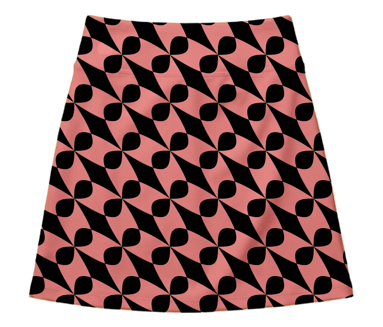 Checkered Floral Print Mini Skirt And Tube Top Set - Image 2