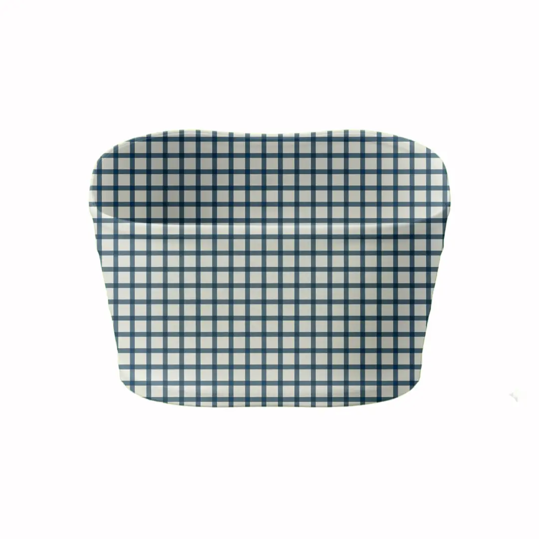 Checkered Plaid Print Mini Skirt And Tube Top Set - Image 5