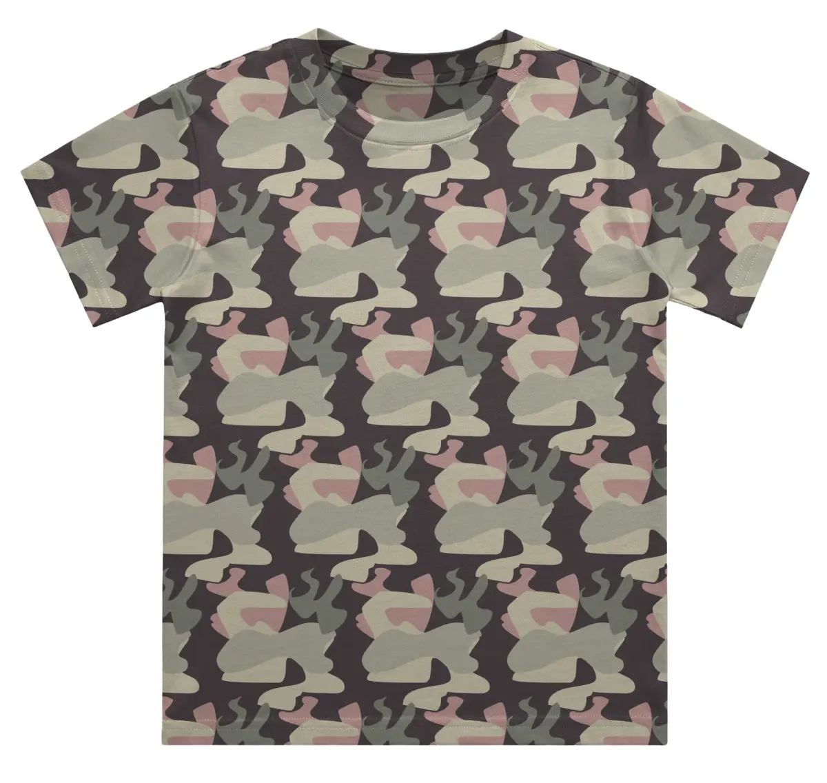 Kids Cinter Camouflage Color T-shirt - Image 2