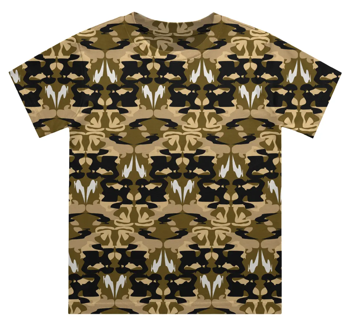 Kids Camel Color Camouflage T-shirt