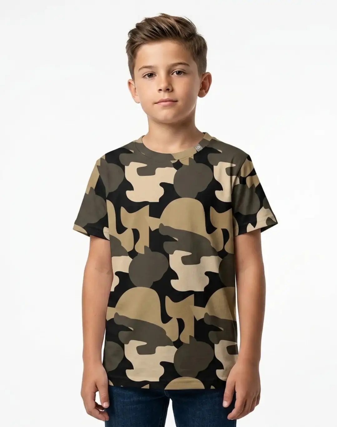Kids Dessert Camouflage T-shirt
