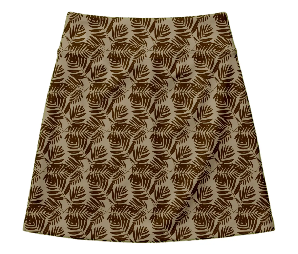 Leafs Print Mini Skirt And Tube Top Set - Image 2
