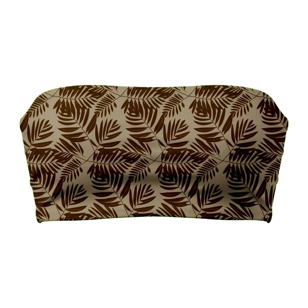 Leafs Print Mini Skirt And Tube Top Set - Image 4