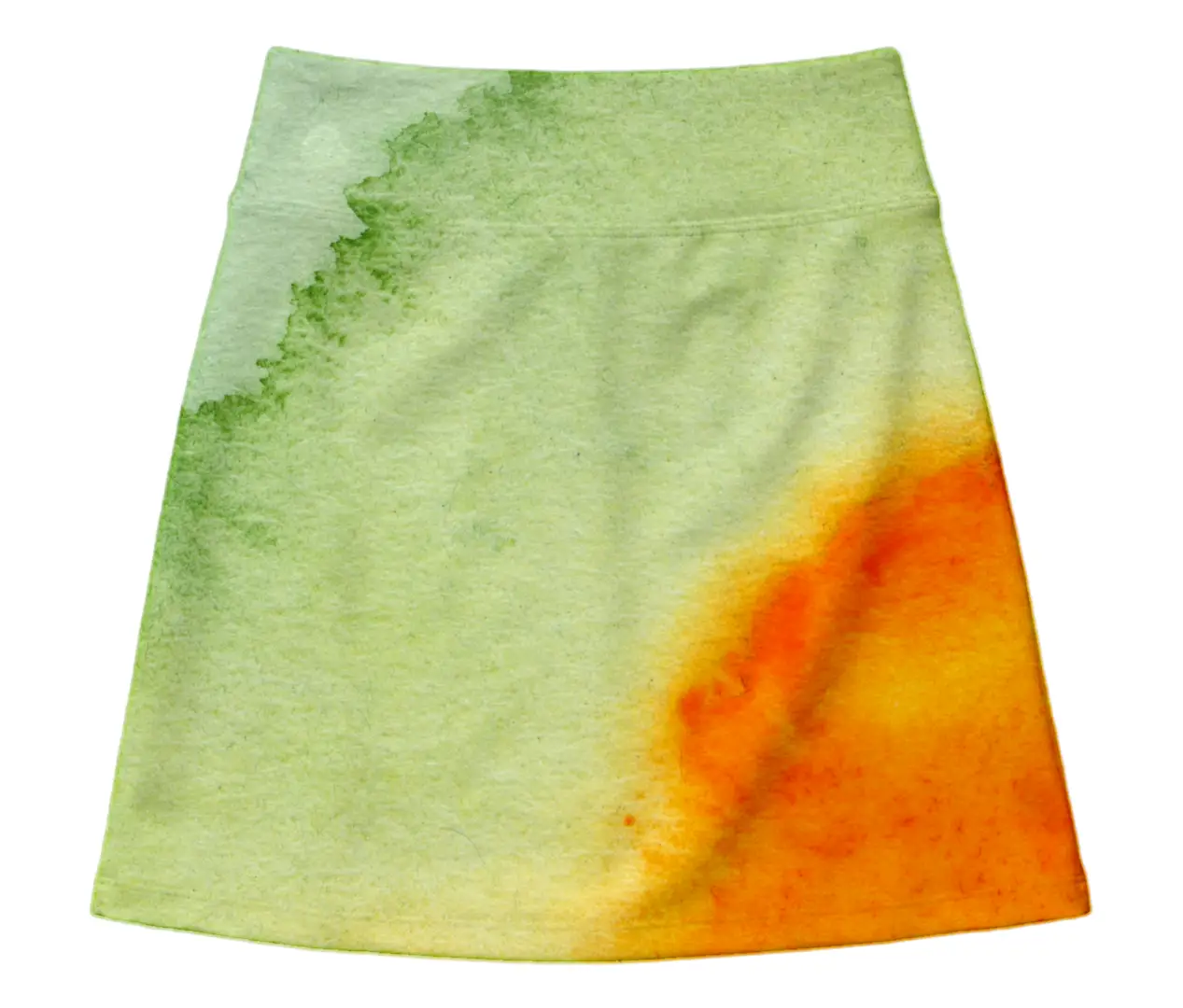 Water Bloom Print Mini Skirt And Tube Top Set - Image 2
