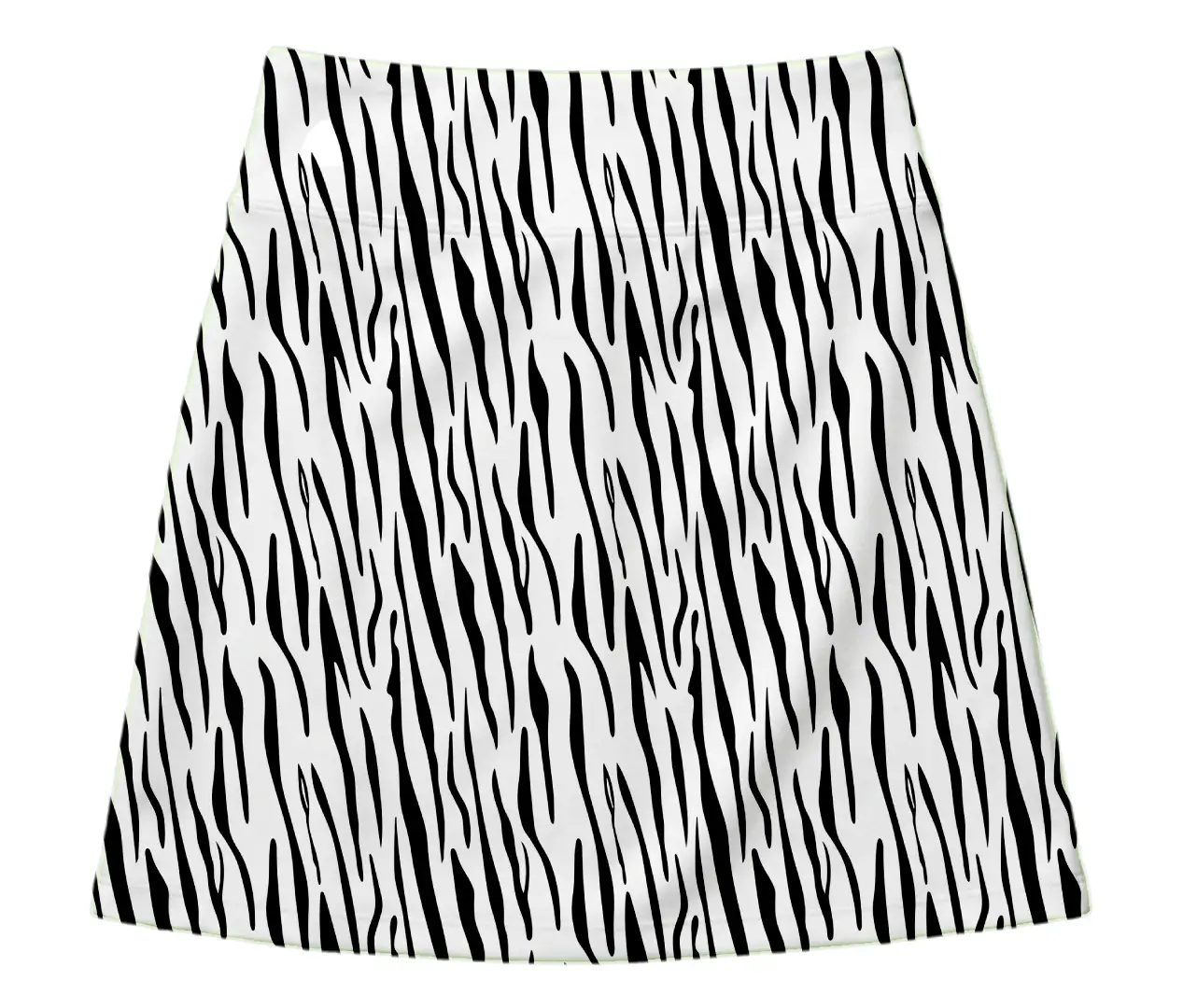Zebra Print Mini Skirt And Tube Top Set - Image 2