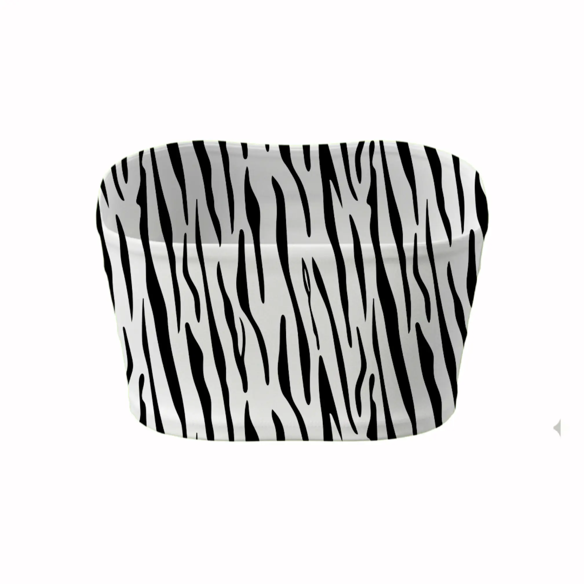Zebra Print Mini Skirt And Tube Top Set - Image 5