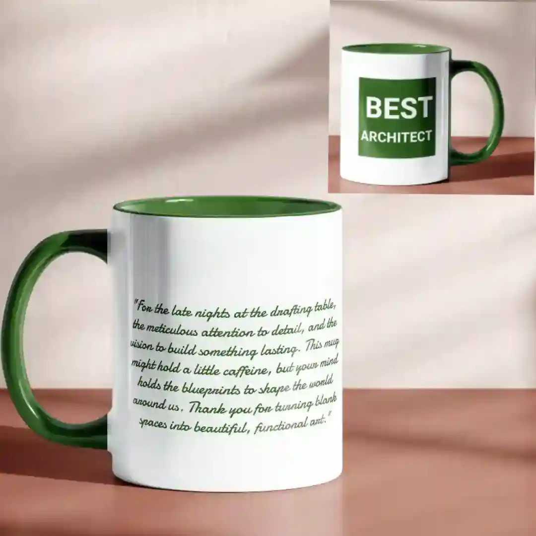 Best Architect Gifting Quote Mug - Image 3