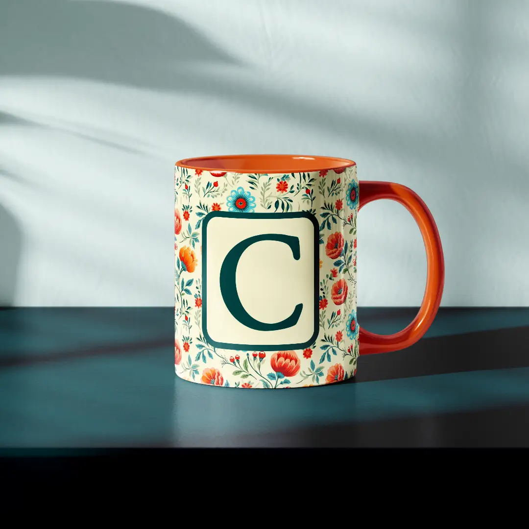 C Alphabet Ceramic Mug