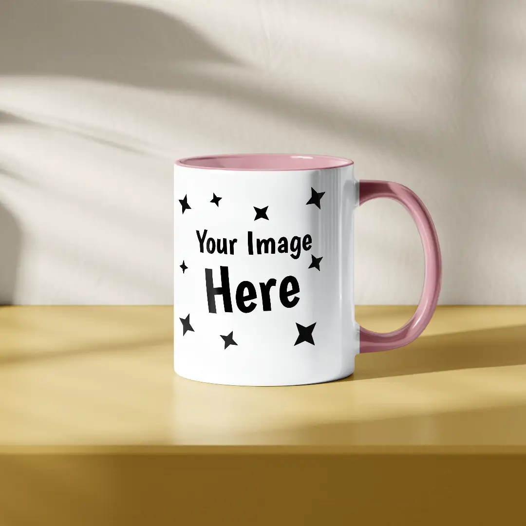 Customised Pink Ceramic Mug - Image 2