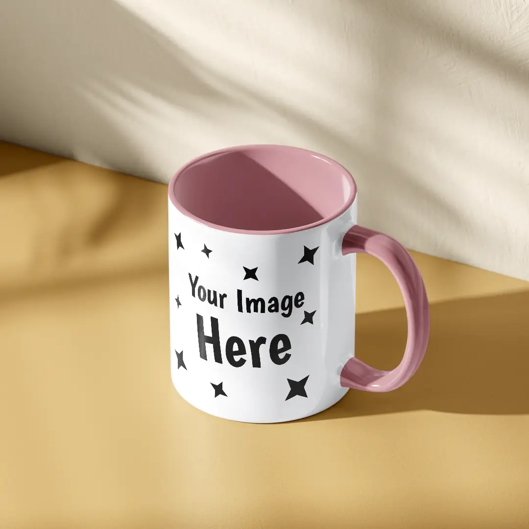 Customised Pink Ceramic Mug