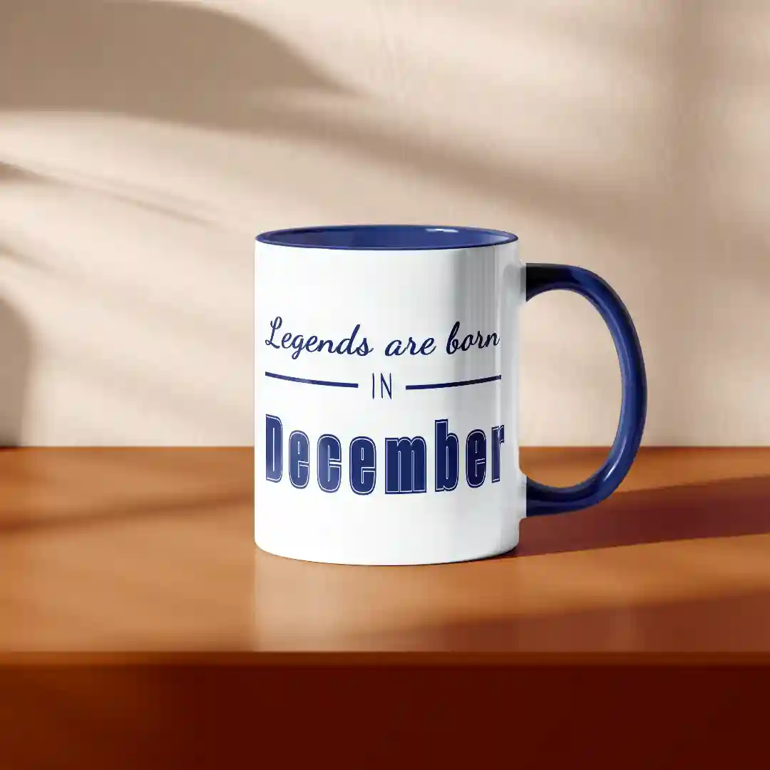 Legends Are Born In December Ceramic Coffee Mug