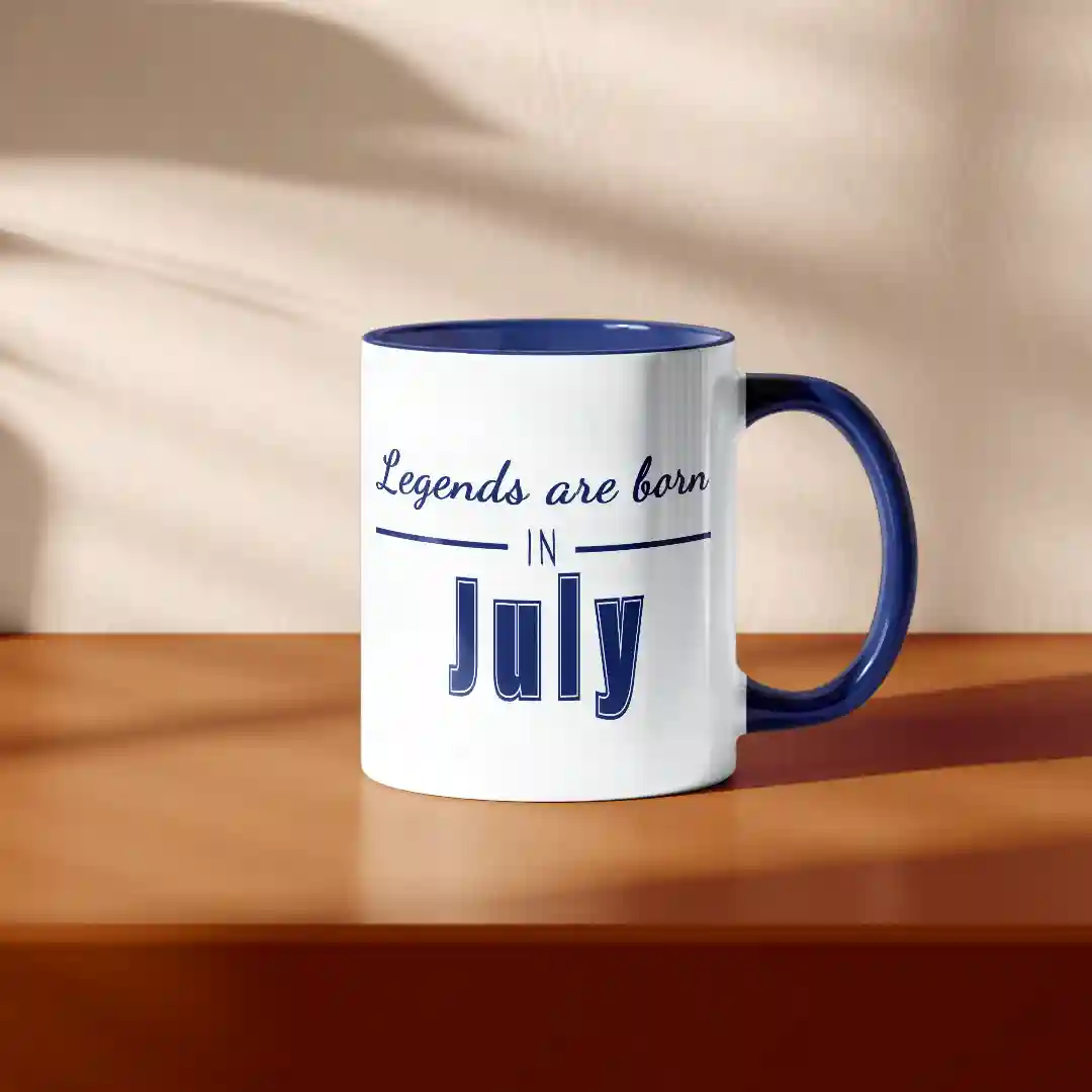 Legends Are Born In July Ceramic Coffee Mug