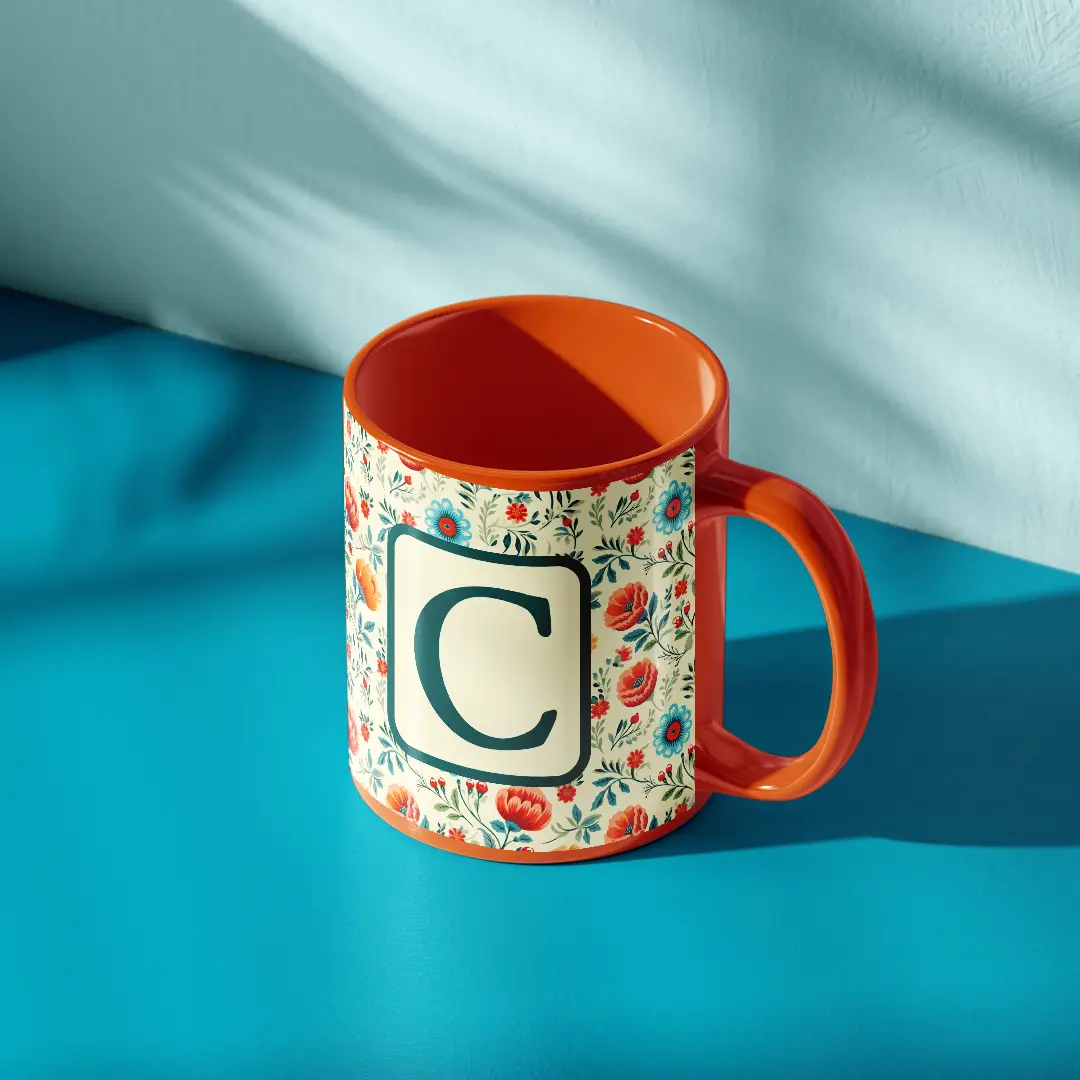 C Alphabet Ceramic Mug - Image 4