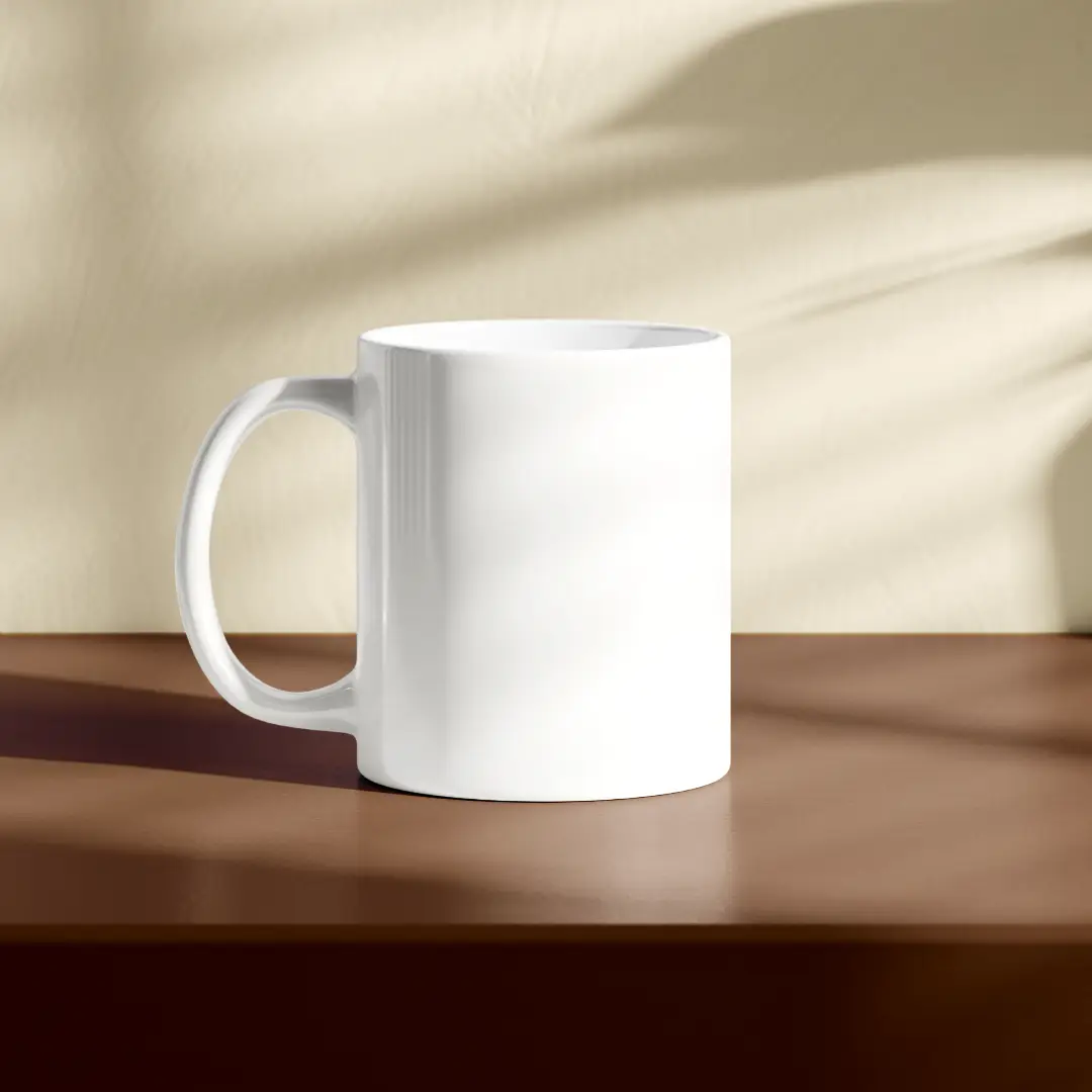 Plain White Coffee Mug - Image 2