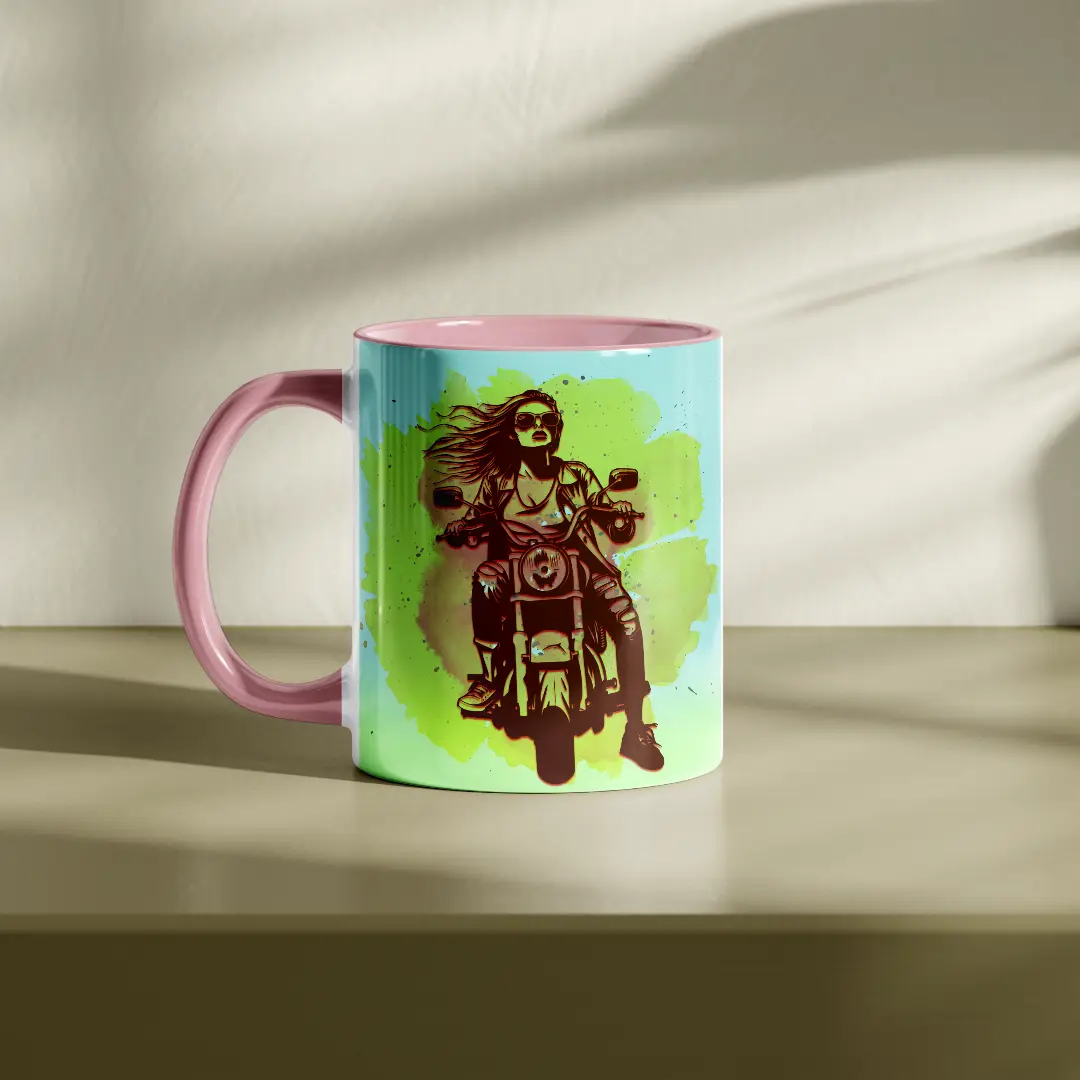 Customised Pink Ceramic Mug - Image 3