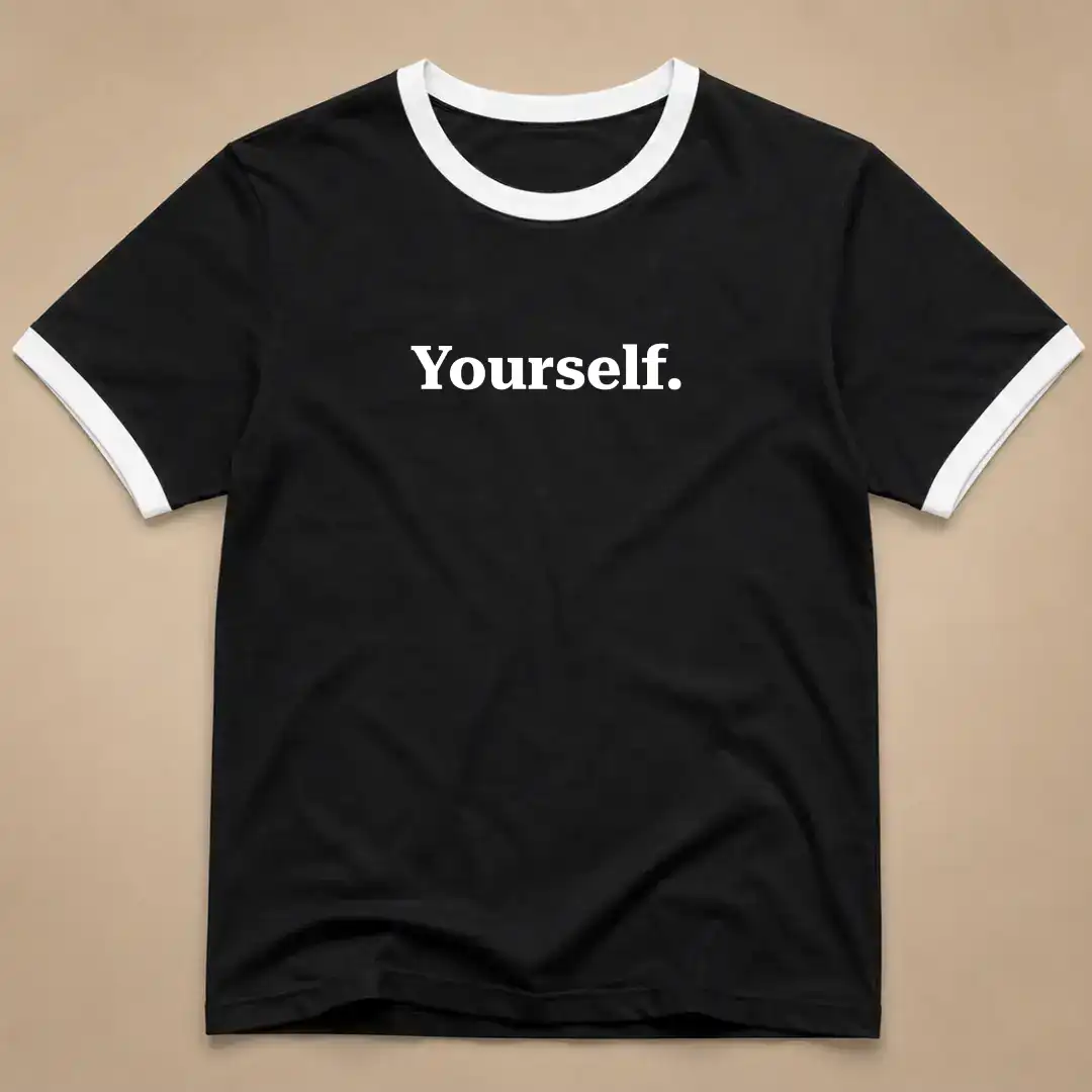 Be Yourself Ringer T-shirt - Image 2