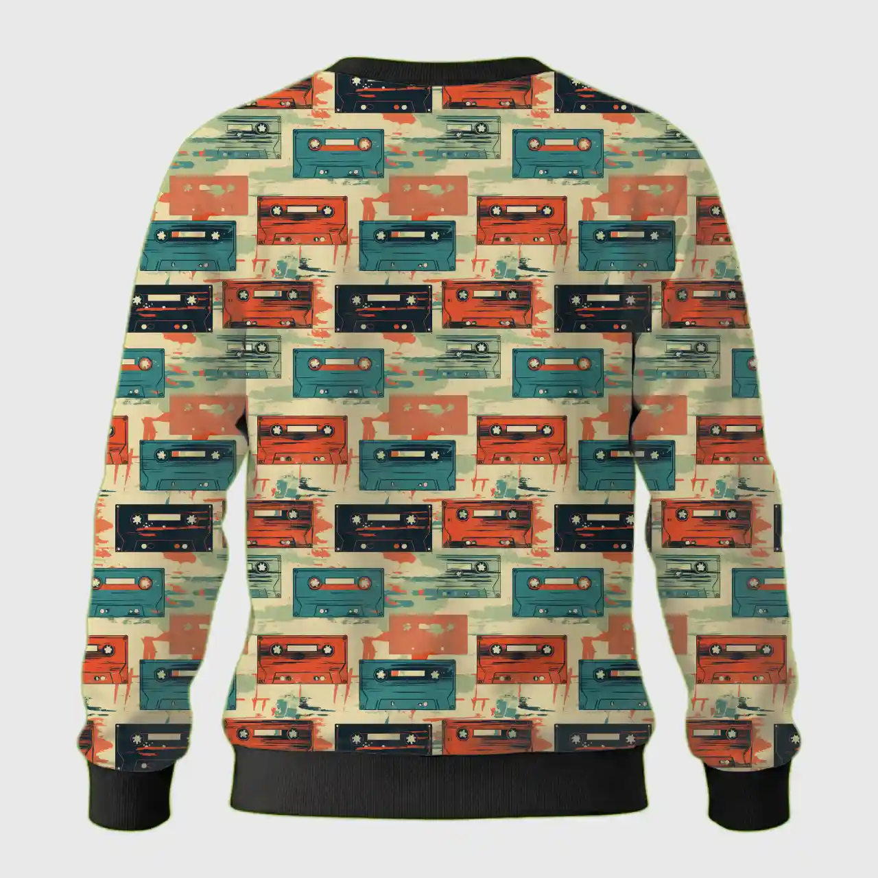 Kids Retro Style Cassette Tape Sweatshirt - Image 3