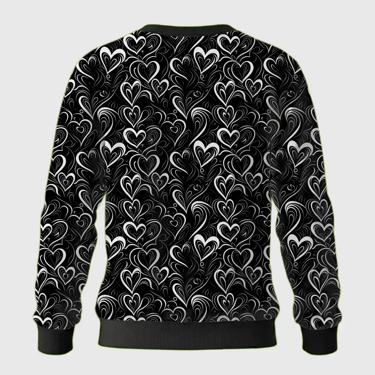 Kids Hearts Print Sweatshirt - Image 3