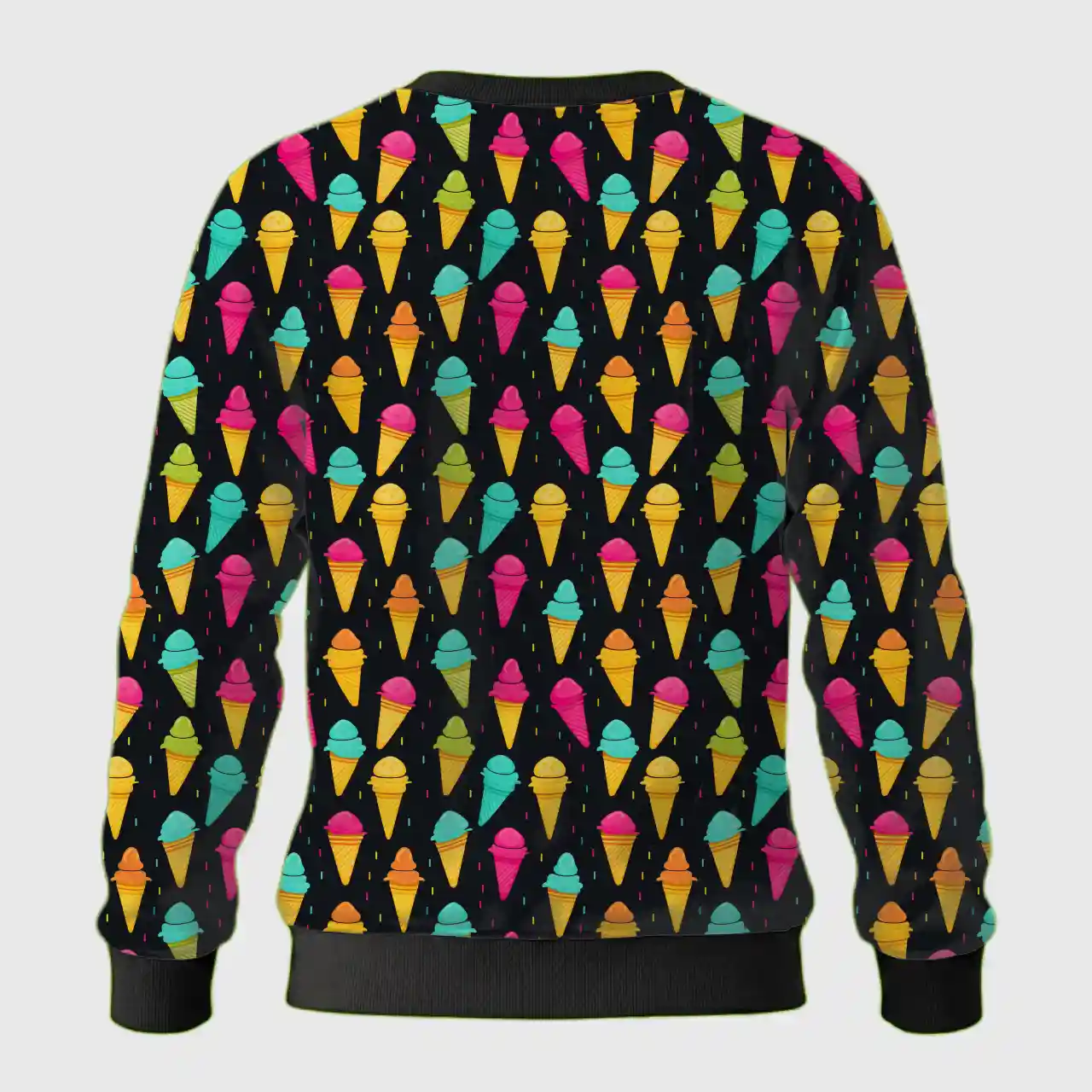 Kids Colorful Ice Cream Sweatshirt - Image 3